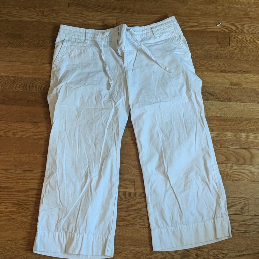 Gap cotton White capris